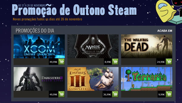 Steam: Mega-Promoção Outono 2012 Arrancou Hoje!